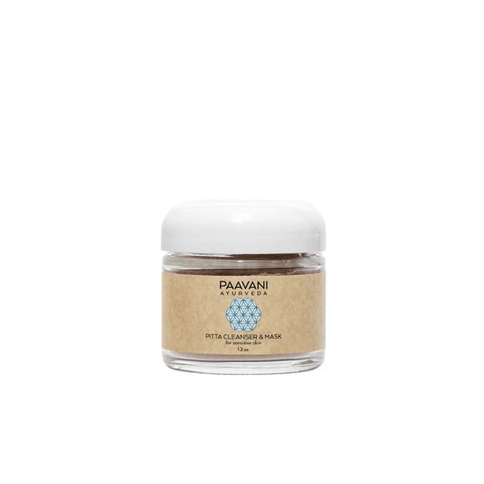 Pitta Cleanser & Mask | Ayurvedic Cleansing Grains for Sensitive, Inflamed Skin